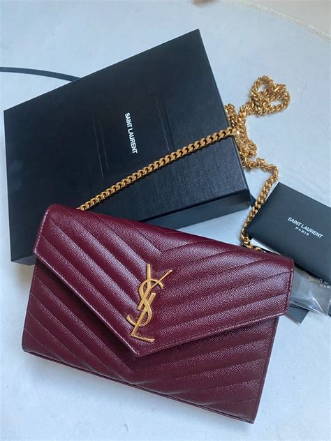 ysl wallet on a chain large|ysl cassandra wallet on chain.